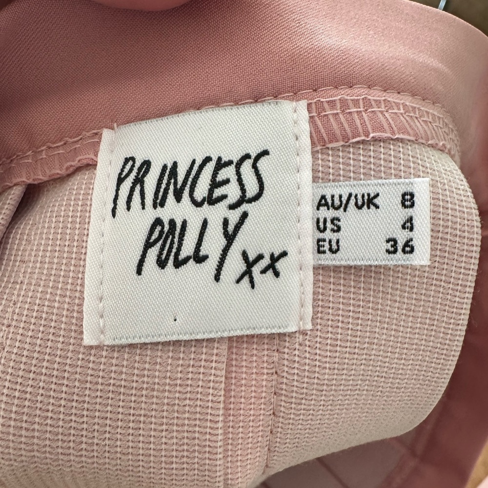 Princess Polly Pink School Girl Skater Skirt - Picture 4 of 4